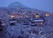 night with the snow